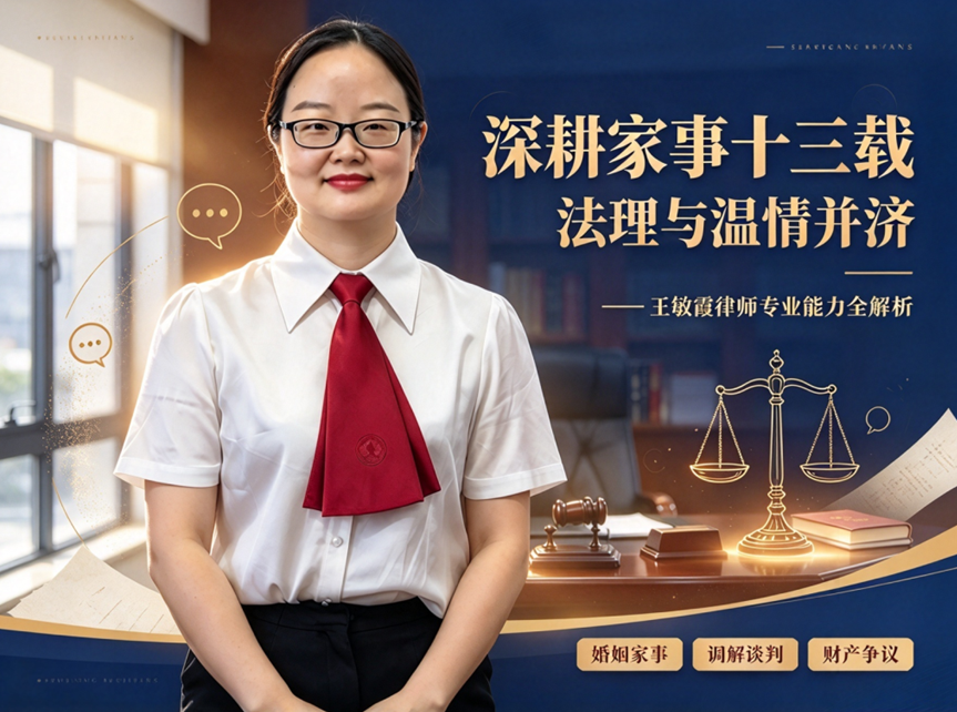 王敏霞律师（江苏执着律师事务所）：婚姻家事业务能力与定位的客观评析
